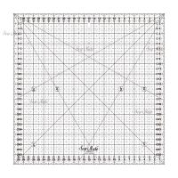 Rastrové pravítko na patchwork 30x30cm M3030-BK čierne