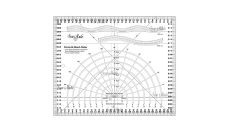 Rastrové pravítko 32x26cm MCS23-BK čierne
