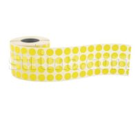 Značkovacie kolieska, etikety 10mm, žlté, 5000ks