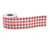 Značkovacie kolieska, etikety 10mm, červené, 5000ks
