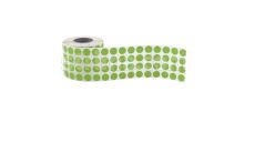 Značkovacie kolieska, etikety 10mm, zelené, 5000ks