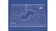 Quiltovacie pravítko bordúra povraz NP-A05
