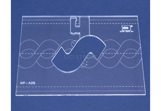 Quiltovacie pravítko bordúra povraz NP-A05