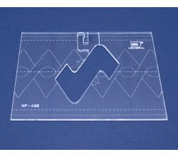 Quiltovacie pravítko bordúra uzly NP-A06