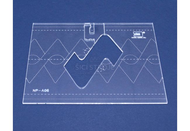 Quiltovacie pravítko bordúra uzly NP-A06