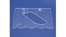 Quiltovacie pravítko bordúra vrkoč NP-C23