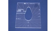 Quiltovacie pravítko pero 3" NP-P02-3