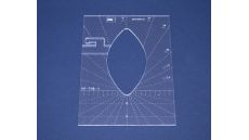 Quiltovacie pravítko list 4" NP-P06-4