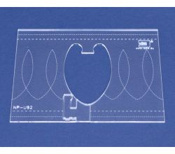 Quiltovacie pravítko bordúra slučky NP-U92