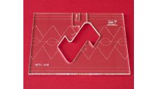 Quiltovacie pravítko bordúra uzly NP5-A06 (5 mm)