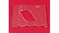 Quiltovacie pravítko bordúra vrkoč NP5-C13 (5 mm)