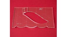 Quiltovacie pravítko bordúra vrkoč NP5-C23 (5 mm)