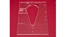 Quiltovacie pravítko kvapka 4" NP5-P05-4 (5 mm)