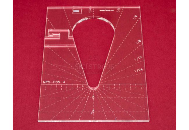 Quiltovacie pravítko kvapka 4" NP5-P05-4 (5 mm)