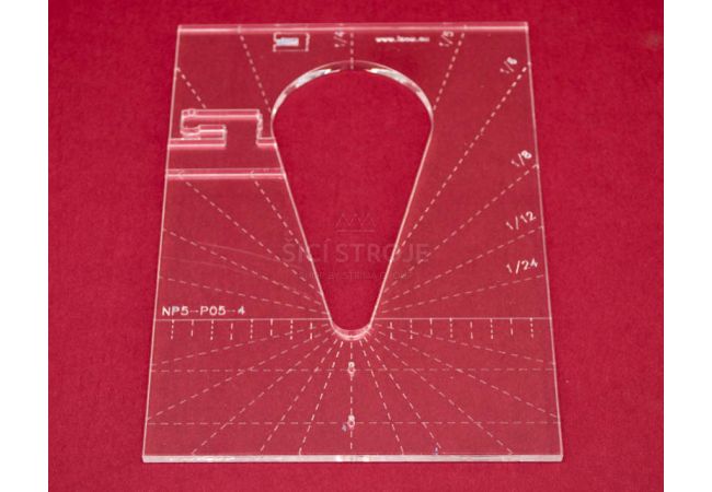 Quiltovacie pravítko kvapka 4" NP5-P05-4 (5 mm)