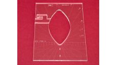 Quiltovacie pravítko list 4" NP5-P06-4 (5 mm)