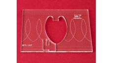 Quiltovacie pravítko bordúra slučky NP5-U92 (5 mm)