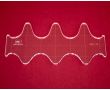 Quiltovacie pravítko vlny NP5-V3 (5 mm)
