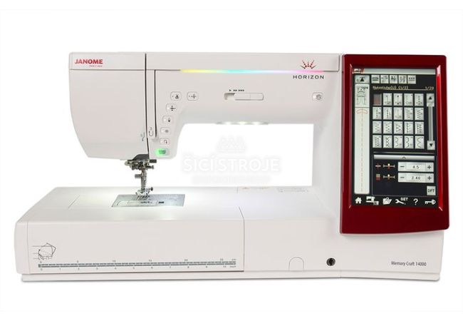 Šijací a vyšívací stroj JANOME MEMORY CRAFT 14000
