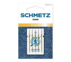 Ihly na džínsovinu zlaté 130/705 H-JT VES 100 GOLD JEANS