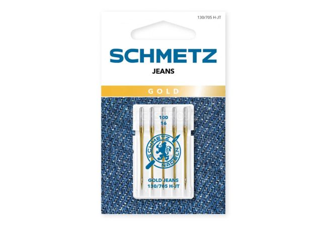Ihly na džínsovinu zlaté 130/705 H-JT VES 100 GOLD JEANS