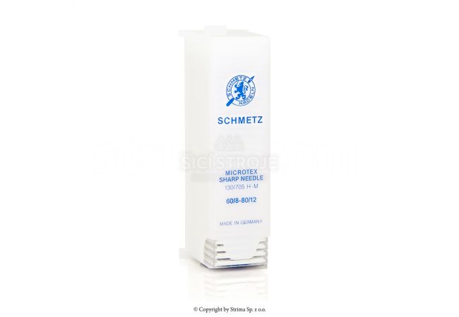 Šijacie ihly na mikrovlákno Schmetz 2x60, 2x70, 1x80 - 30x5 ks (box)