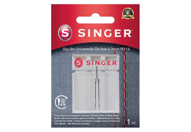 Dvojihla univerzálna Singer 4 mm 1x90