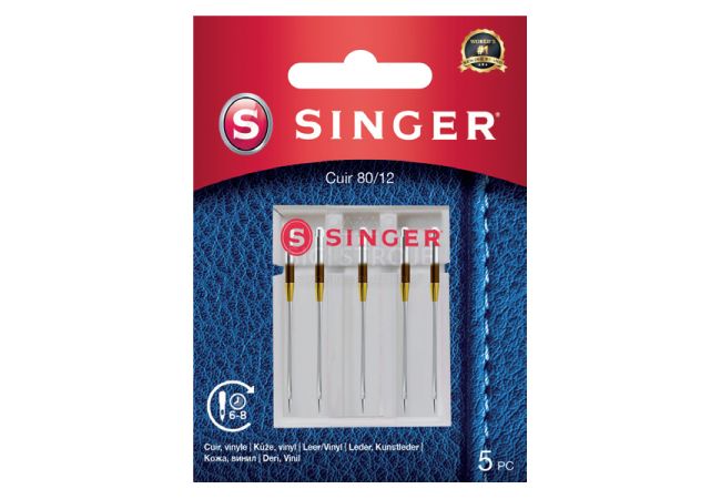 Ihly na koži Singer 5x80