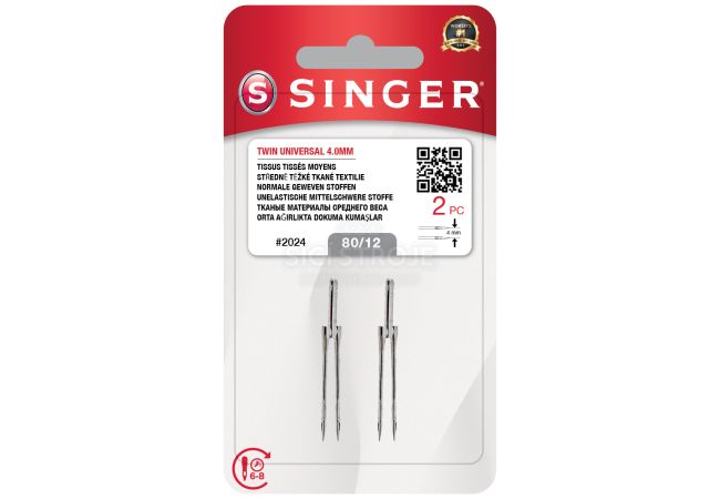 Ihly Singer 2024 - 80/12, 4,0 mm - 2 ks - Twin