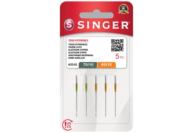 Ihly Singer 2045 - 70/10, 80/12 - 5 ks - Stretch