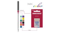 Vyšívacie ihly TEXI EMBROIDERY 130/705 HE 5x75-90