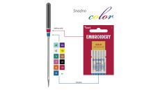 Vyšívacie ihly zlaté TEXI EMBROIDERY GOLD 130/705 H-ET 5x90