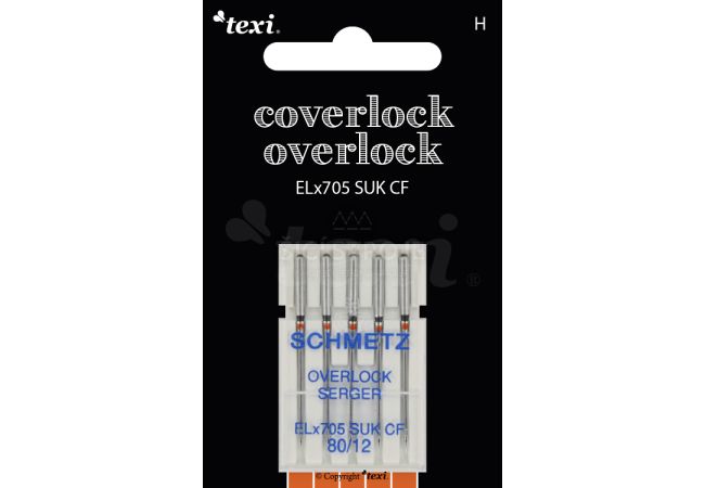 Ihly pre overlocky/coverlocky TEXI OVER/COVER ELX705 SUK CF 5x80