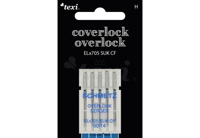 Ihly pre overlocky/coverlocky TEXI OVER/COVER ELX705 SUK CF 5x90