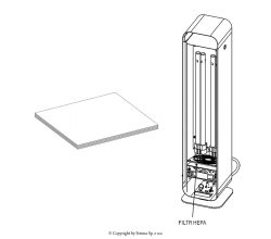 Filtre HEPA 10 do dezinfekčných lámp UV-C STERILON FLOW