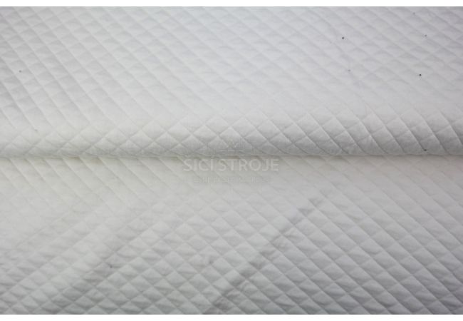 Úplet prešívaný - biela