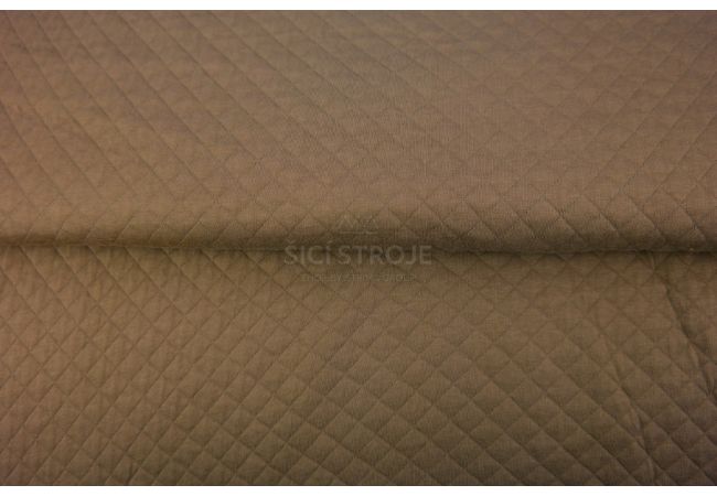 Úplet prešívaný - zaprášená hnedá