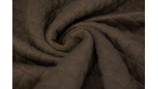 Úplet prešívaný - zaprášená hnedá