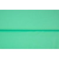 Jednofarebný bavlnený úplet s elastanom - turquoise