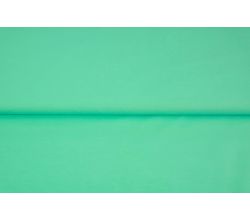 Jednofarebný bavlnený úplet s elastanom - turquoise