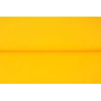 Jednofarebný bavlnený úplet s elastanom - sunny yellow