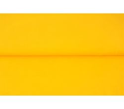 Jednofarebný bavlnený úplet s elastanom - sunny yellow