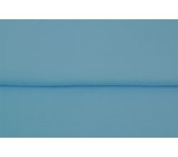 Jednofarebný bavlnený úplet s elastanom - light blue
