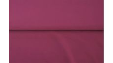 Jednofarebný bavlnený úplet s elastanom - berry
