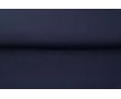 Jednofarebný bavlnený úplet s elastanom - midnight blue