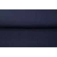 Jednofarebný bavlnený úplet s elastanom - midnight blue