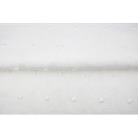 Svetrovina s bodkami - biela