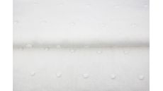 Svetrovina s bodkami - biela