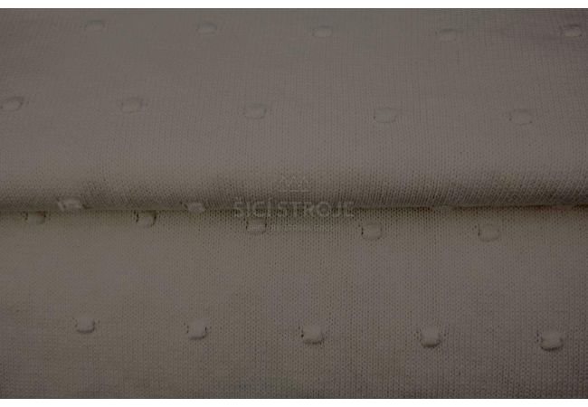 Svetrovina s bodkami - myšavá šedá