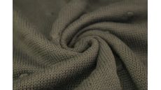 Svetrovina s bodkami - myšavá šedá